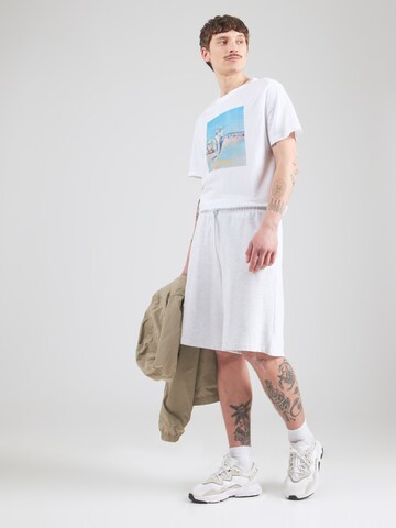 Loosefit Pantalon 'JPSTOWEN JJCHARGE' JACK & JONES en blanc