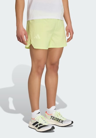 Pantalon outdoor 'Xperior CLIMA365' ADIDAS TERREX en jaune : devant