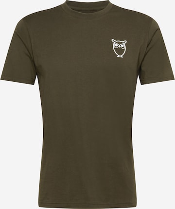 KnowledgeCotton Apparel T-Shirt 'ALDER' in Grün: front