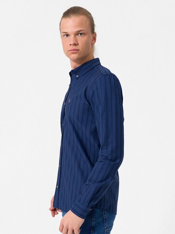 By Diess Collection Средняя посадка Рубашка в Синий
