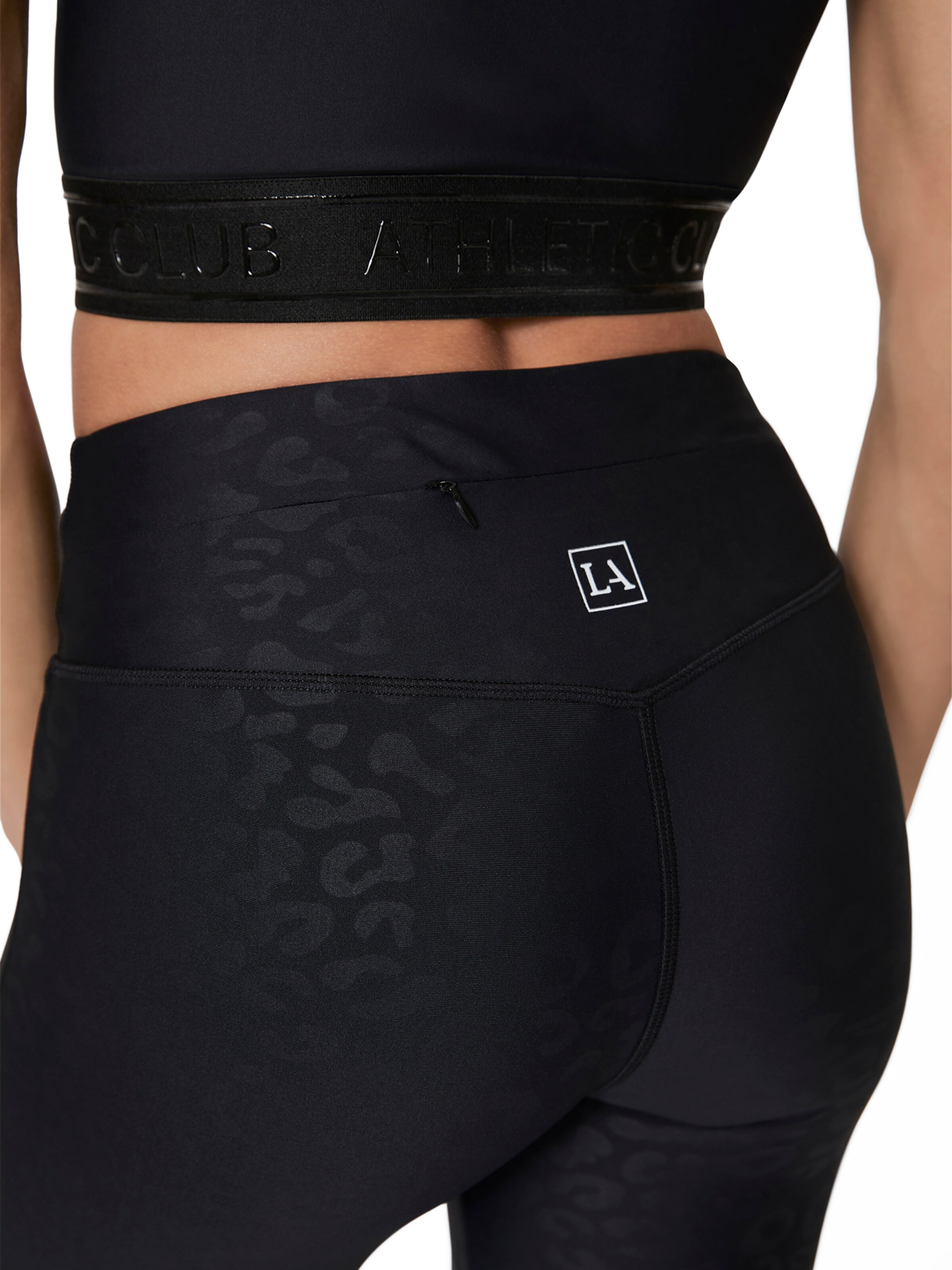 melns LASCANA ACTIVE Standarta Legingi