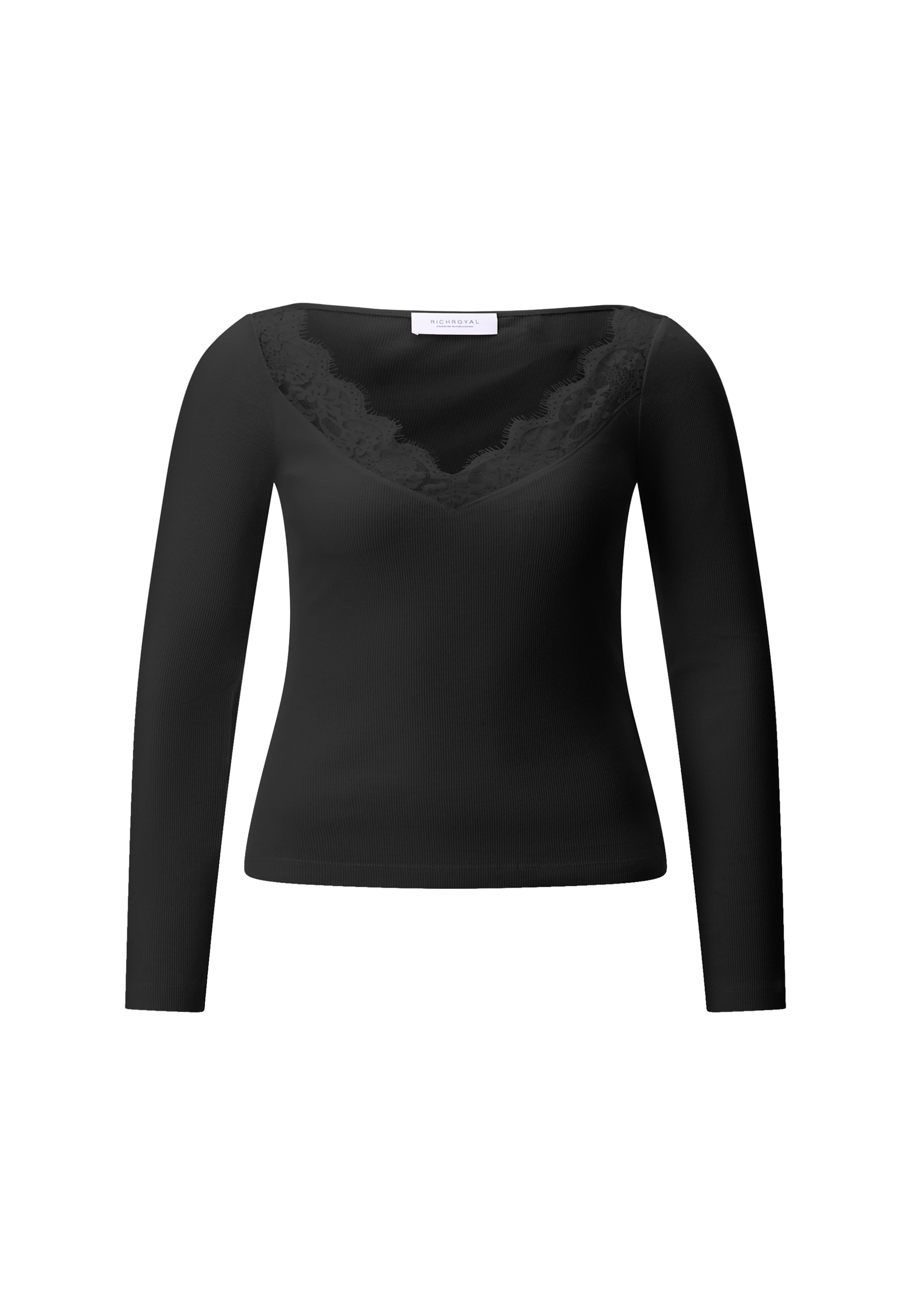 Rich & Royal - Camisa em preto: frente