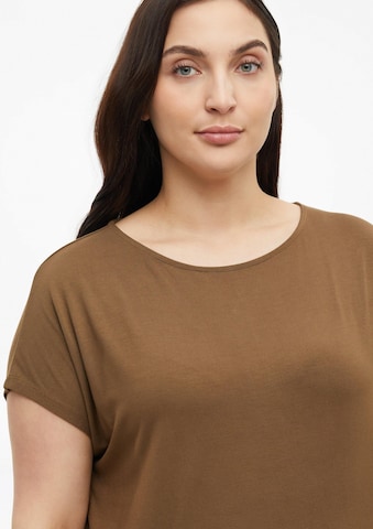 T-shirt s.Oliver CURVE en marron