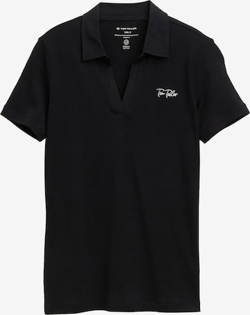 T-shirt TOM TAILOR en noir : devant