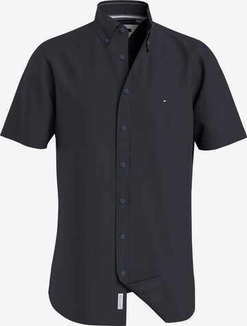 Tommy Hilfiger Big & Tall Regular fit Overhemd 'Flex' in Blauw: voorkant