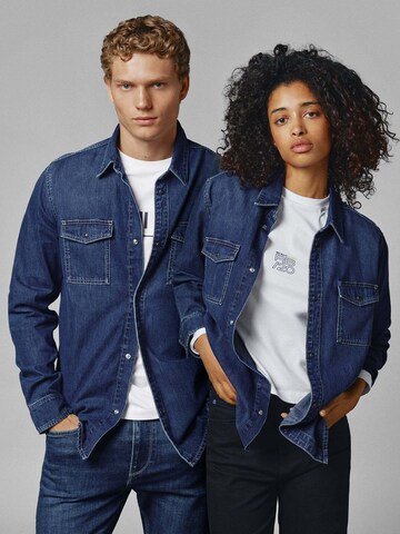 Pepe Jeans Regular Fit Hemd in Blau