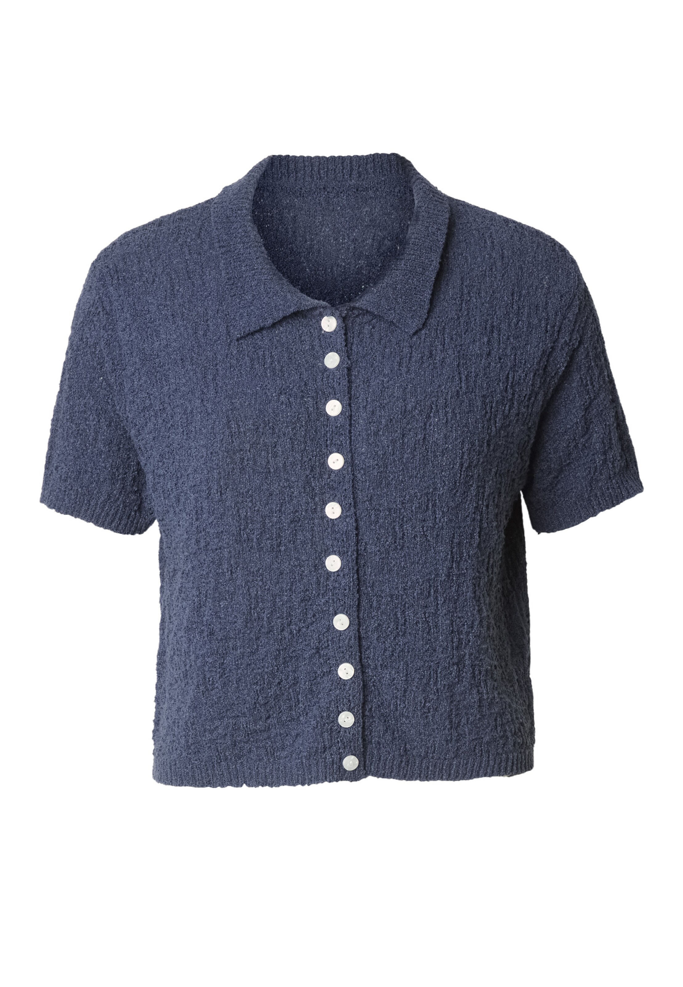 Estelou Strickjacke in Blau: Vorderseite