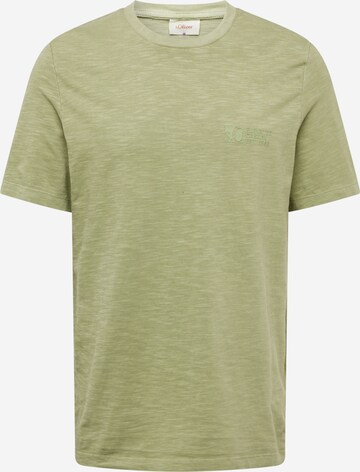 s.Oliver Shirt in Groen: voorkant