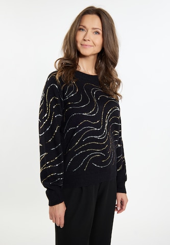 usha BLACK LABEL Sweater 'Nowles' in Black: front