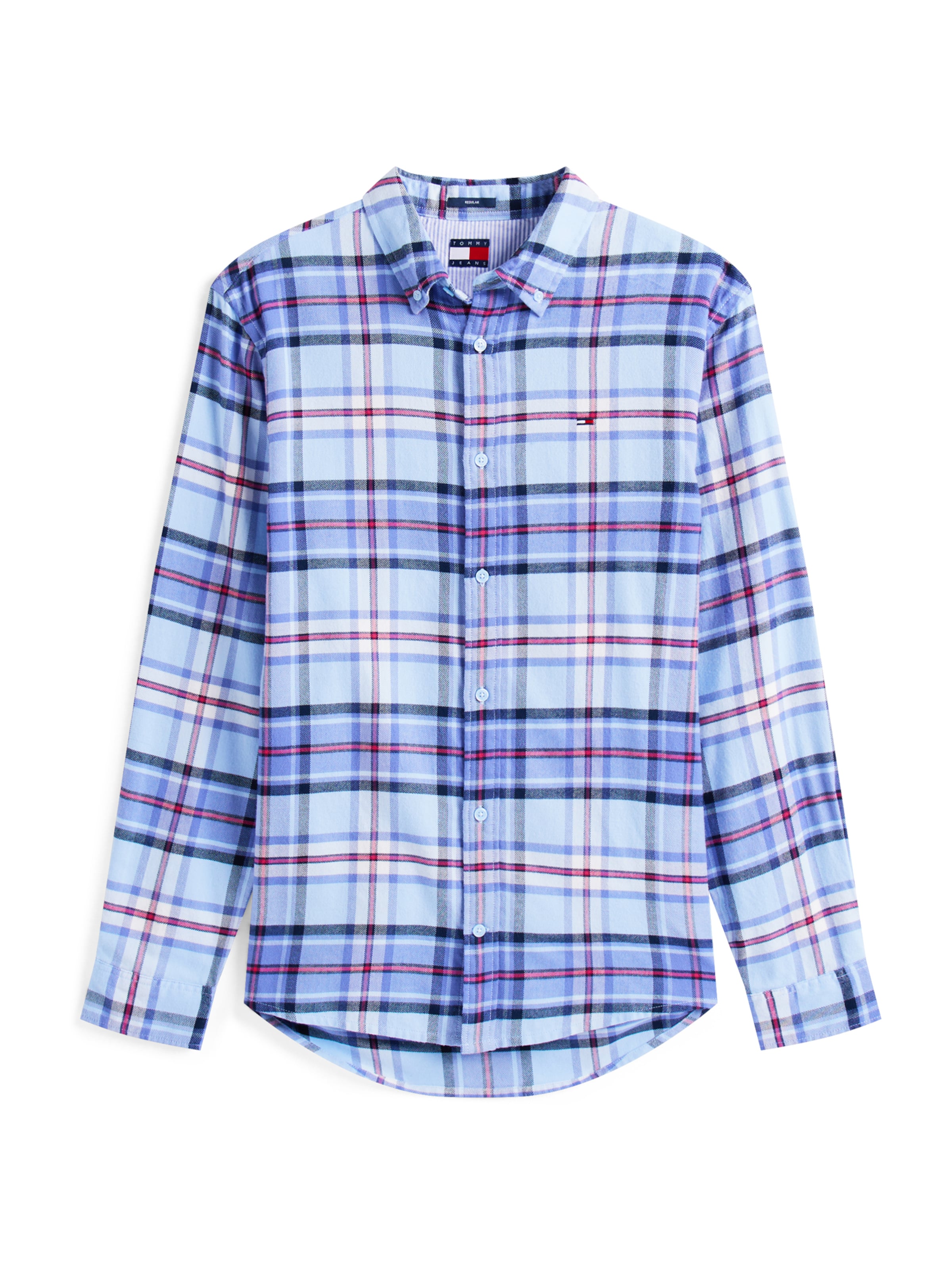 Tommy Jeans Πουκάμισο σε μπλε: μπροστά