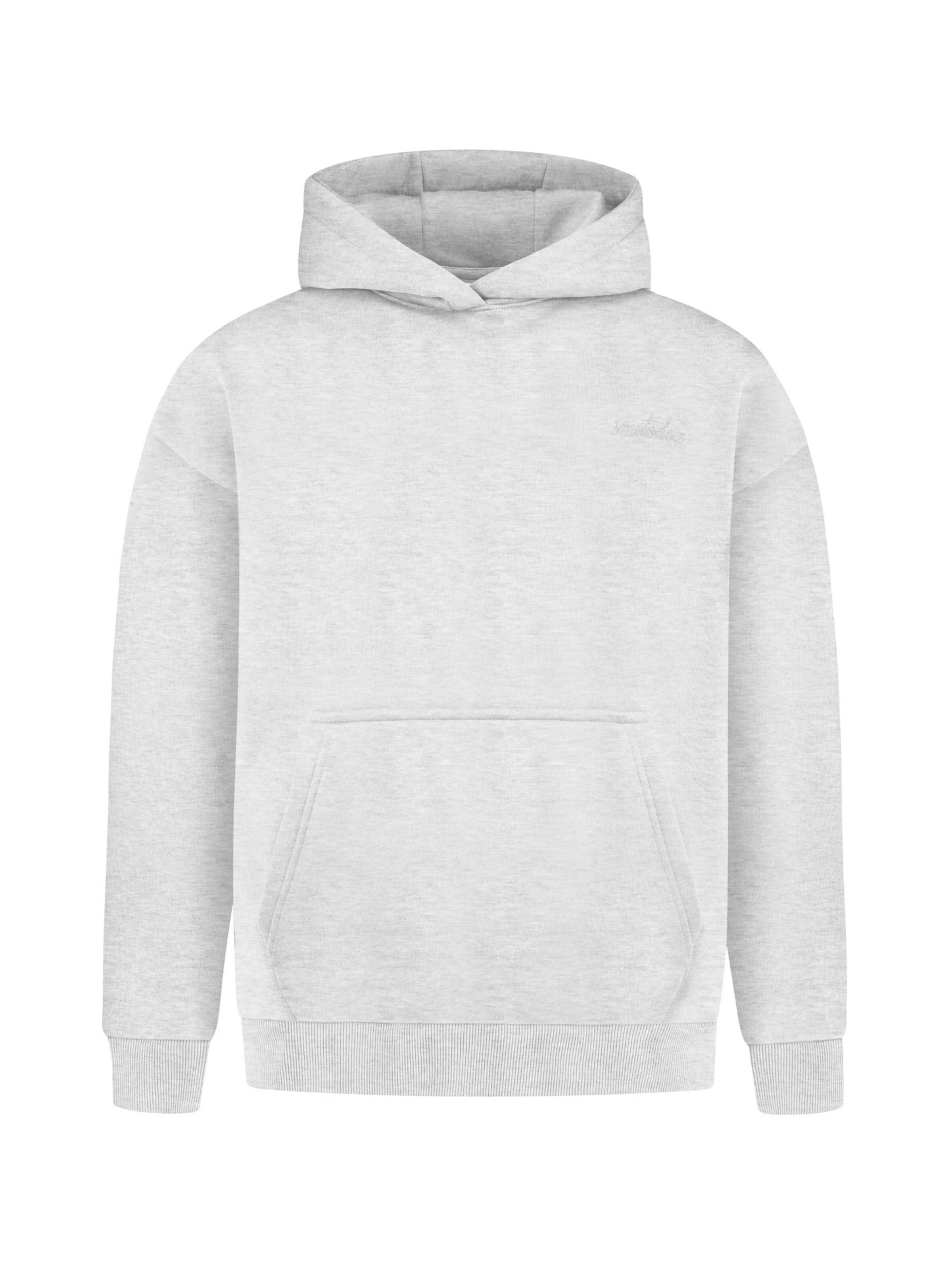 Smilodox Sweatvest in Grijs: voorkant