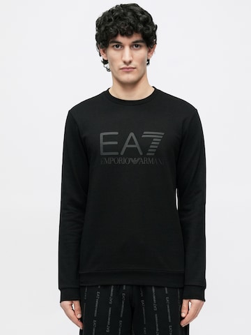 EA7 Emporio Armani Mikina – černá: přední strana