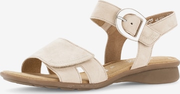 GABOR Sandals in Beige: front