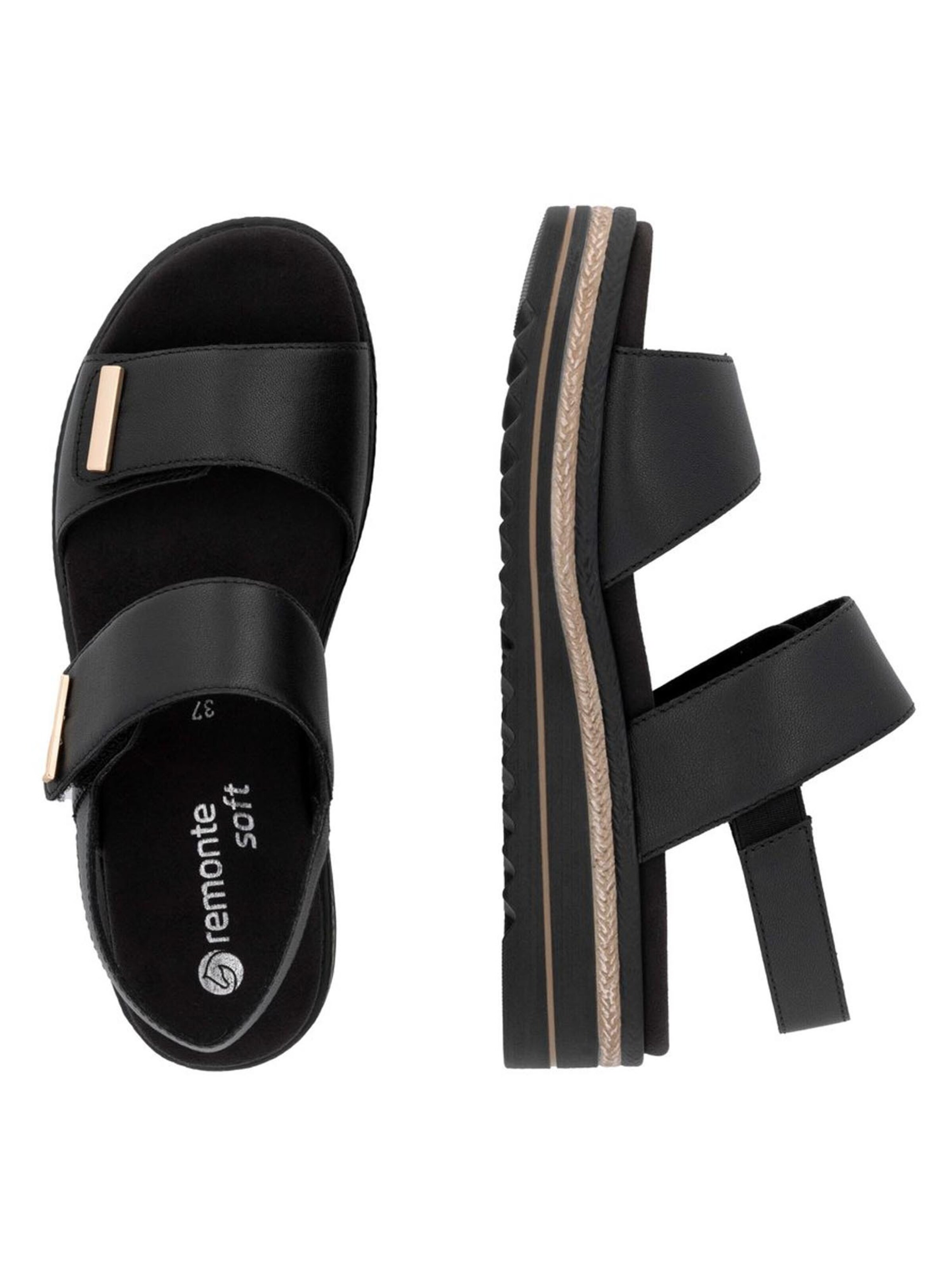 REMONTE Sandale 'Basic'‌‌‌‌ in Schwarz