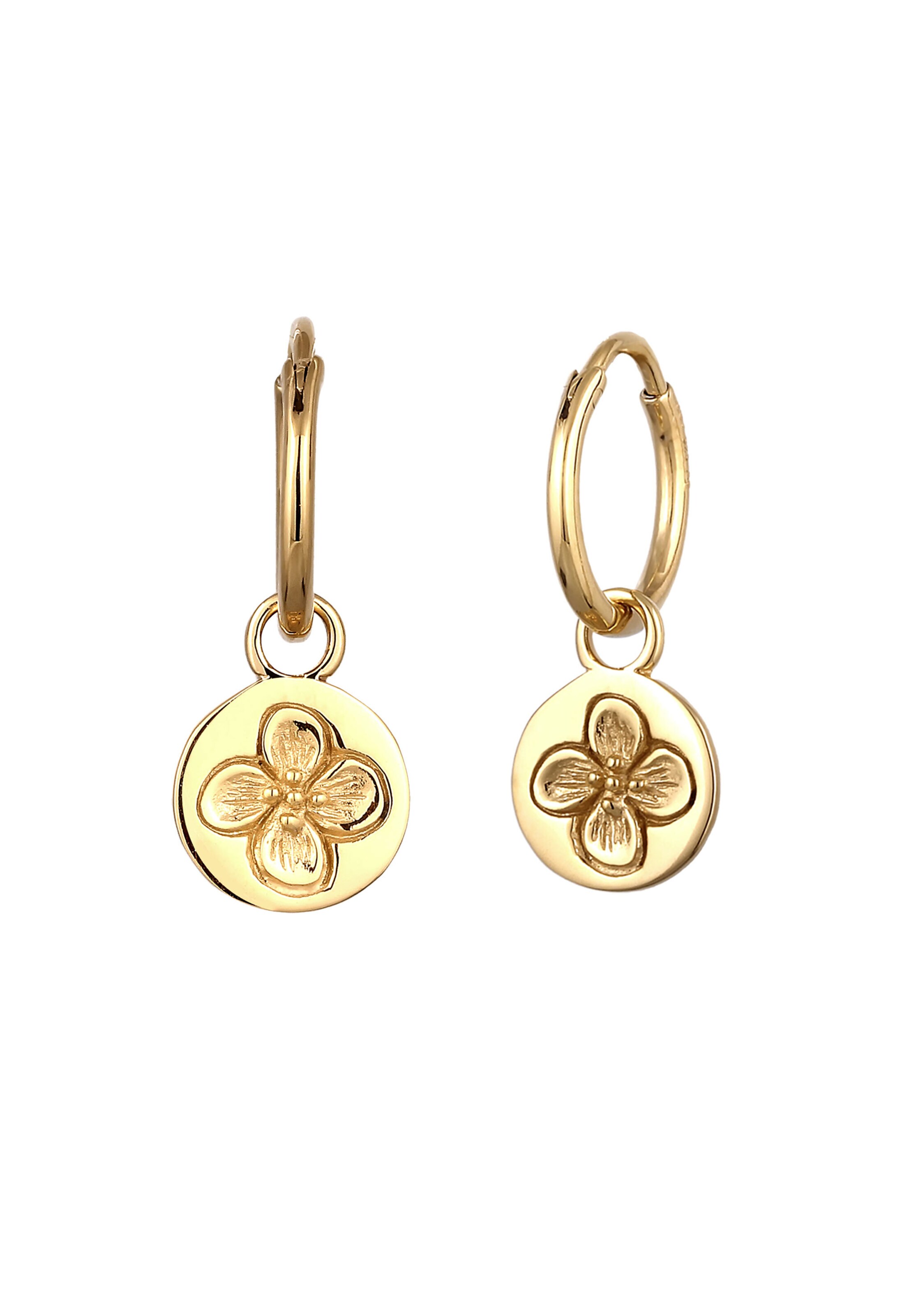 ELLI Earrings in Gold: front