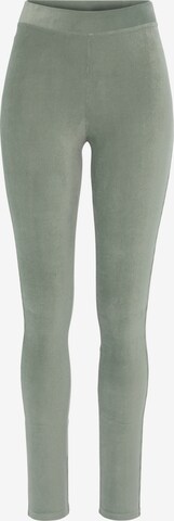 LASCANA Skinny Leggings in Green: front