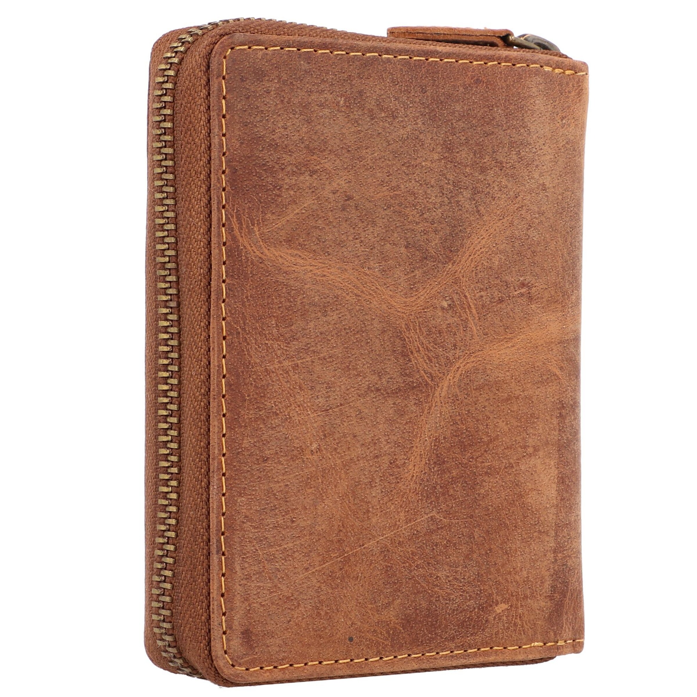 GREENBURRY Wallet 'Vintage 821A Sternzeichen' in Brown