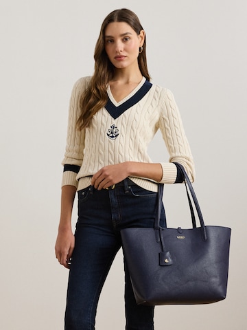 Lauren Ralph Lauren Shoppingväska i blå