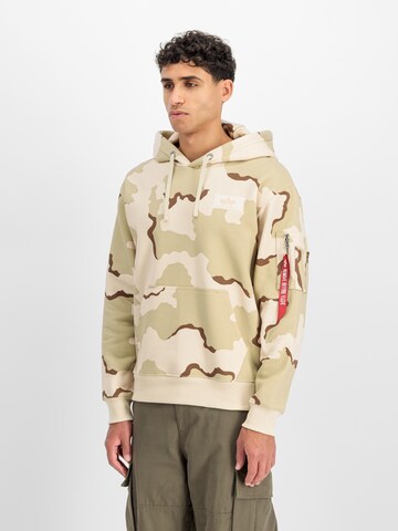 ALPHA INDUSTRIES Sweatshirt in Beige