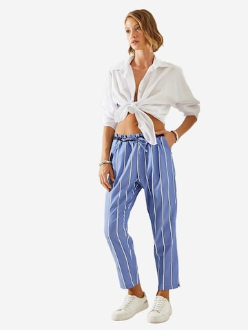 Regular Pantalon Bianco Lucci en bleu
