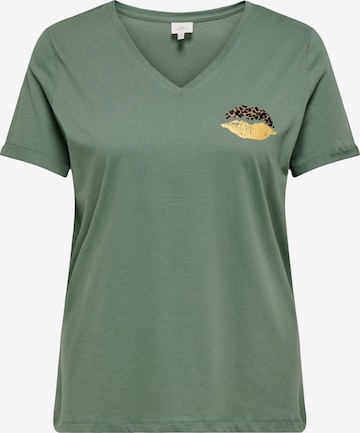 ONLY Carmakoma Shirt in Green: front