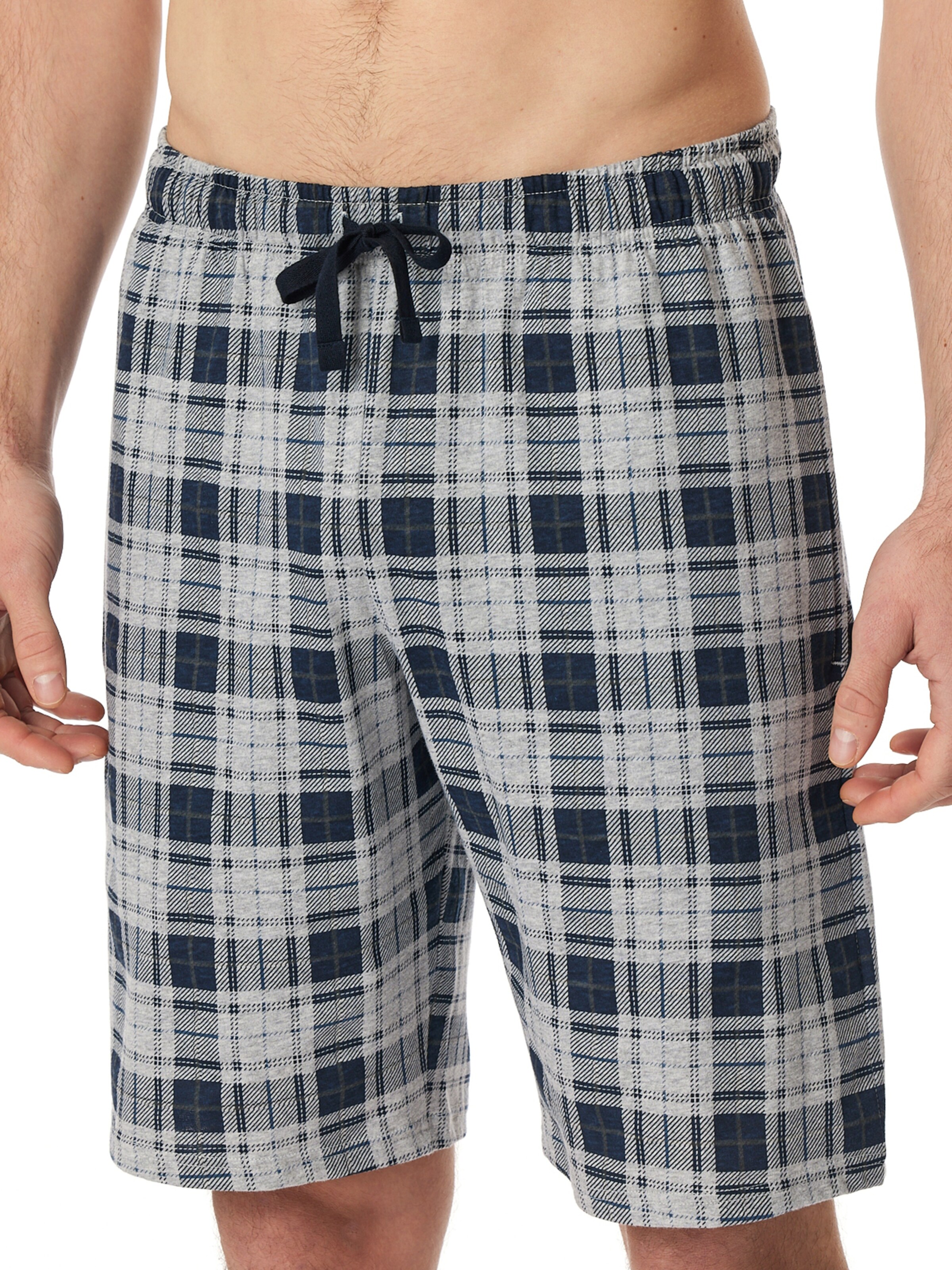 SCHIESSER Pyjamahose in Schwarz: Vorderseite