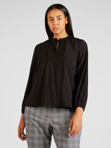 ONLY Carmakoma Blouse in Black: front