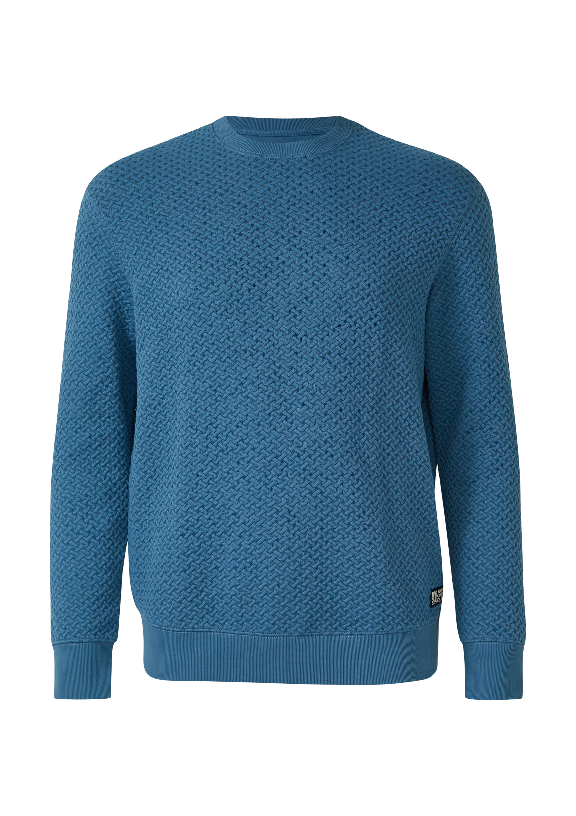 s.Oliver Sweatshirt in Blauw: voorkant