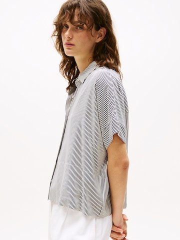 TOMMY HILFIGER Bluse in Blau