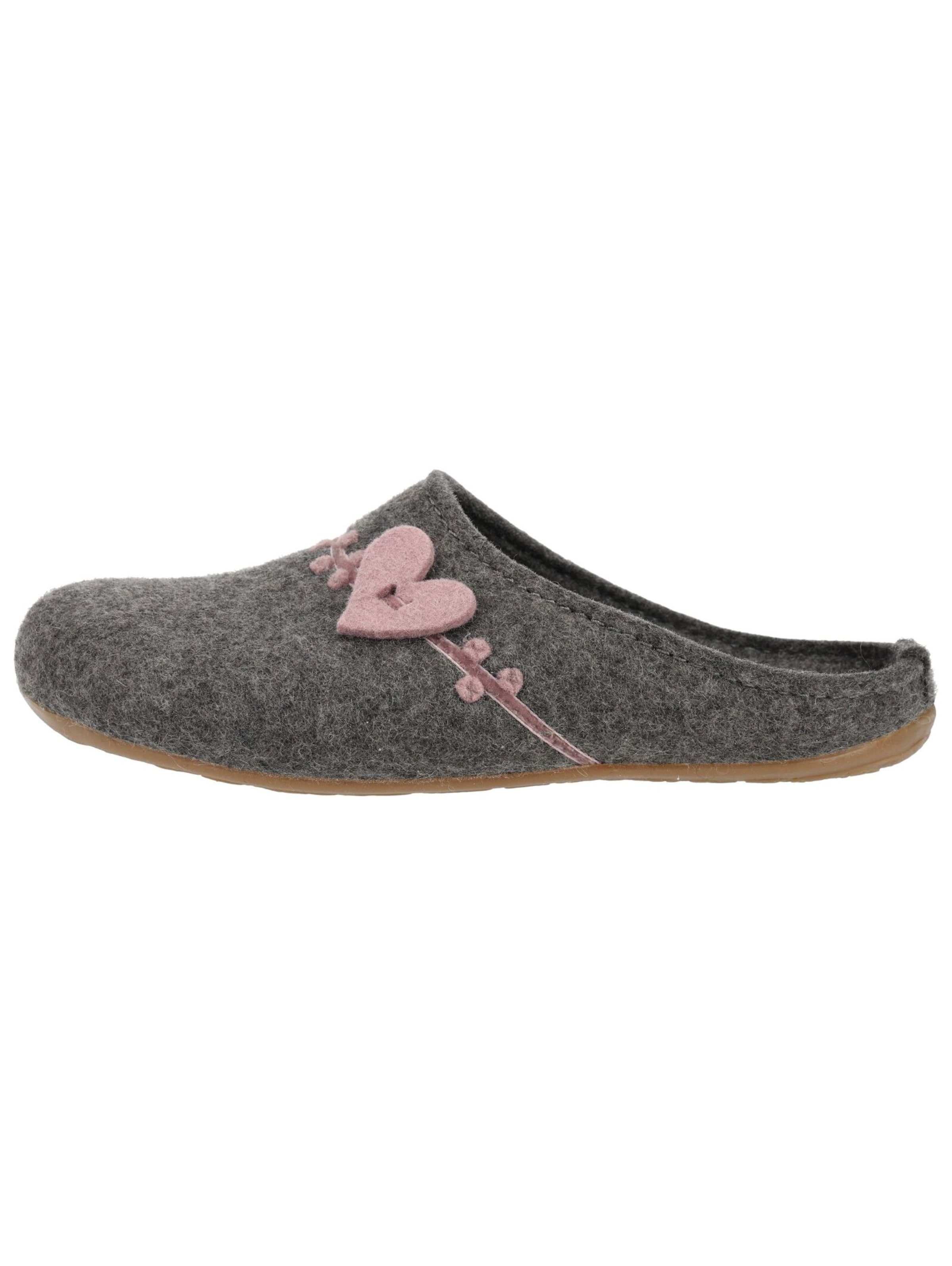 Pantoufle HAFLINGER en gris