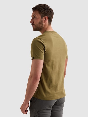 PME Legend T-shirt 'T-shirt with rugged artwork on the chest' i brun