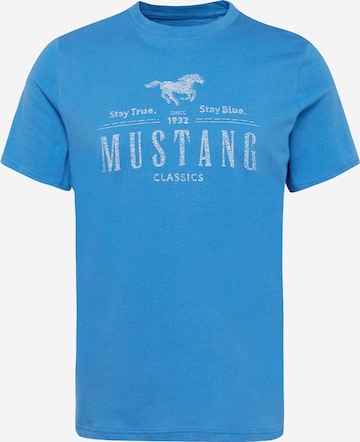 MUSTANG T-Shirt 'Alex' in Blau: predná strana