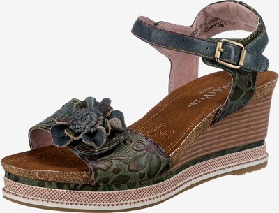 Laura Vita Sandals in Dark blue / Dark green, Item view