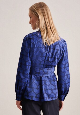 SEIDENSTICKER Blouse 'Schwarze Rose' in Blue