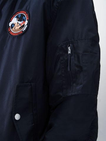 Luka Sabbat for ABOUT YOU Between-Season Jacket 'Benno' in Blue