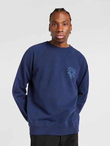 EDWIN - Sweatshirt 'Music Channel' em azul