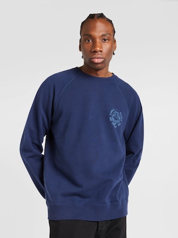 EDWIN Sweatshirt 'Music Channel' in Blauw
