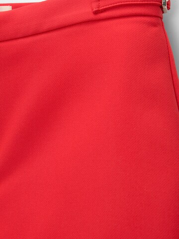 Pull&Bear Normální Kalhoty – červená