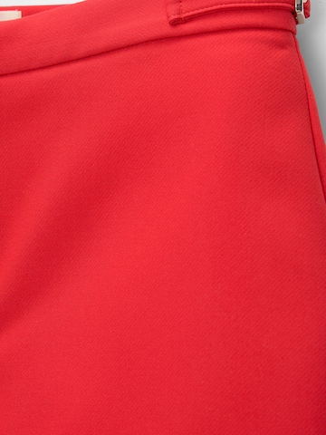 Pull&Bear Normální Kalhoty – červená