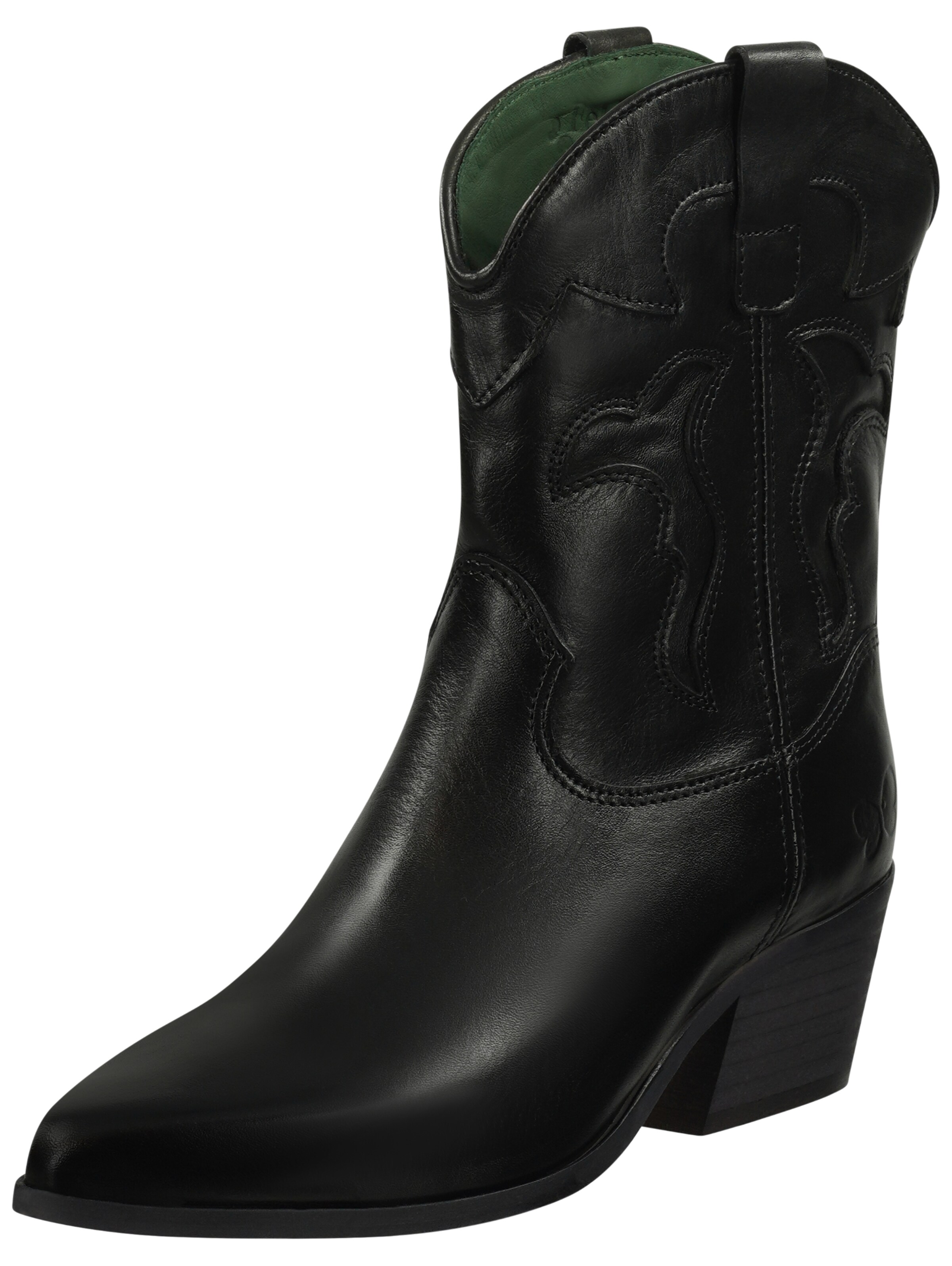FELMINI Cowboy Boots in Black: front