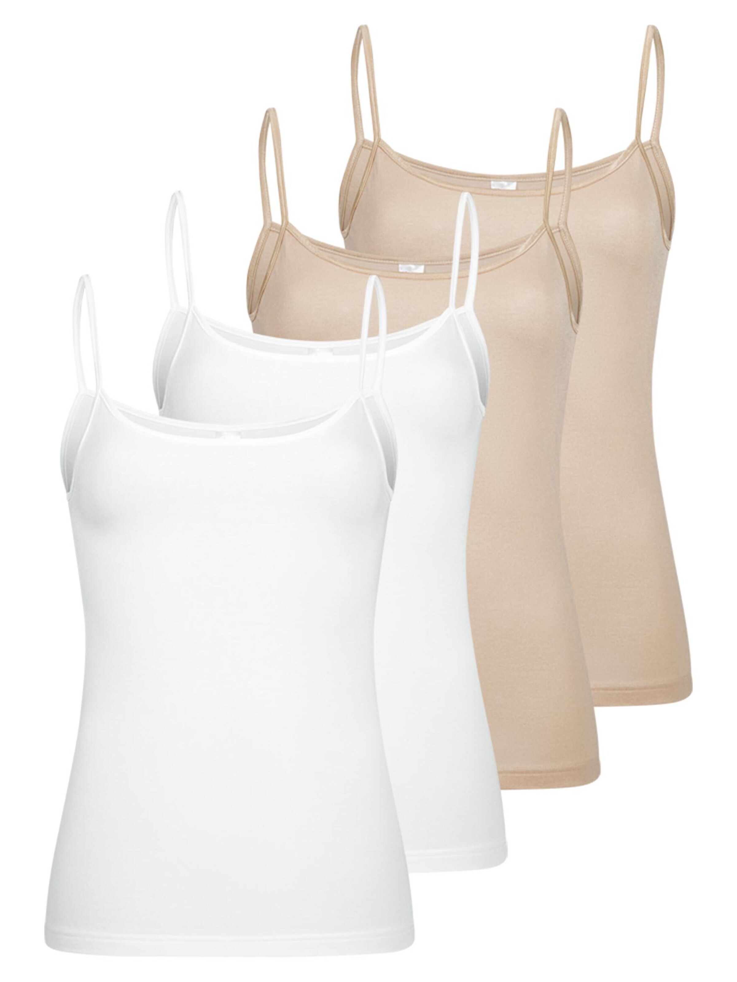 Nina von C. Undershirt 'Motion' in Beige: front