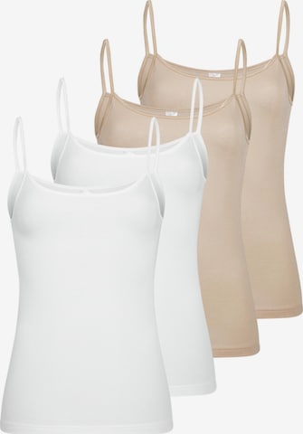 Nina von C. Undershirt 'Motion' in Beige: front