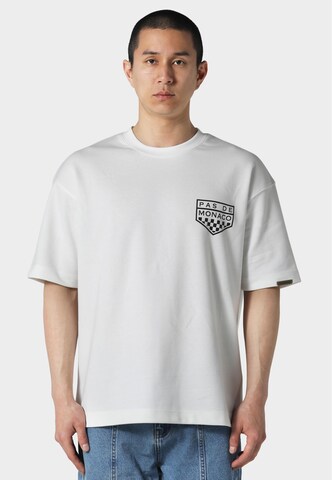 T-Shirt 'IMPASSE' Pas De Monaco en blanc : devant