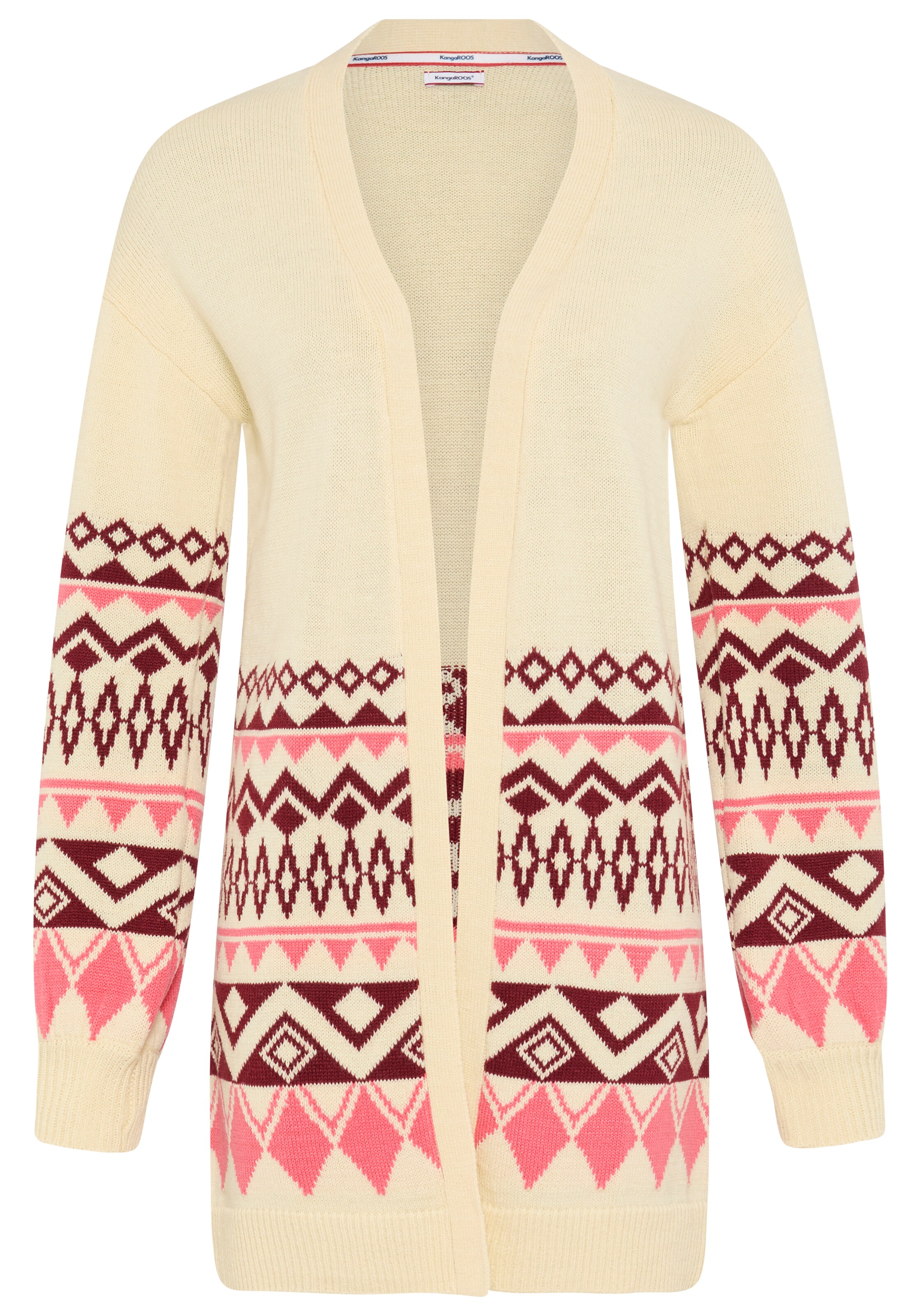 KangaROOS Strickjacke in Beige: Vorderseite