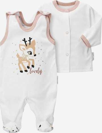 Set 'Lovely Deer' Baby Sweets en beige : devant