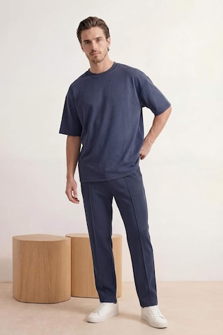 Trendyol - regular Pantalón en azul: frente