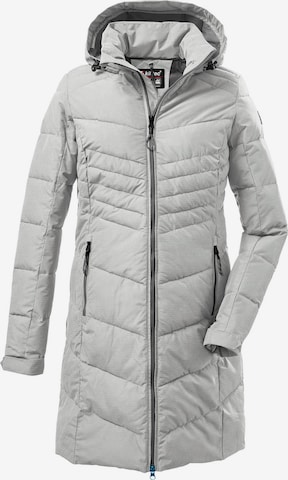 KILLTEC Outdoor Coat in Grey: front