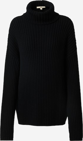 A LOT LESS Sweter 'Charlotta' w kolorze czarny: przód