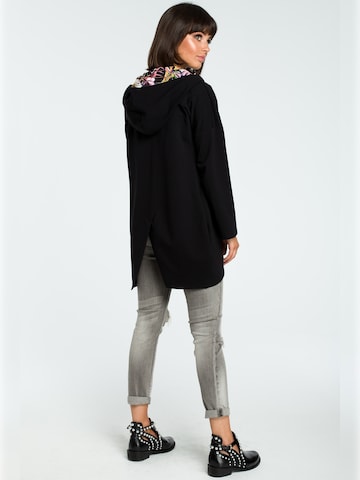 BeWear - Sudadera con cremallera 'B091' en negro
