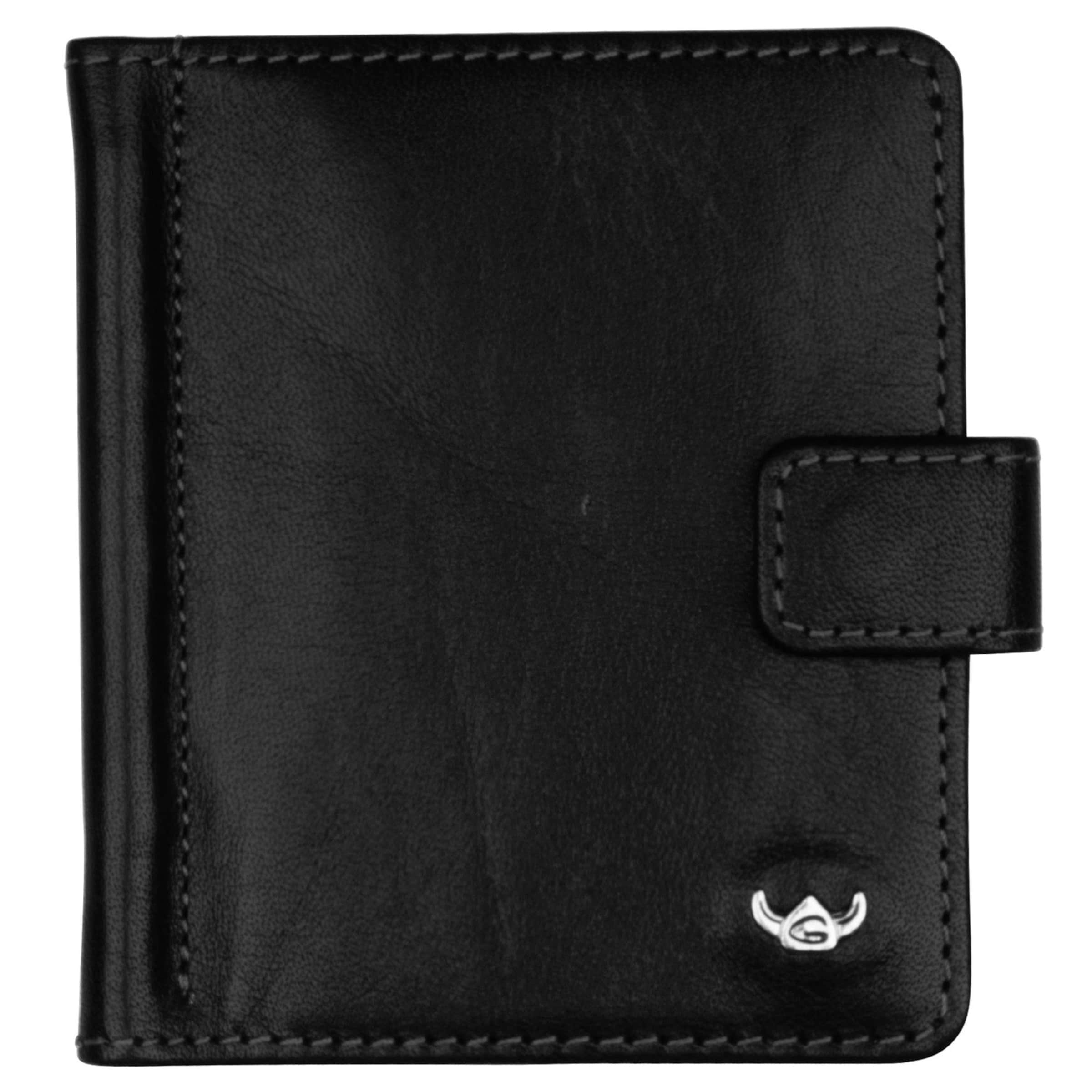 Portamonete 'Colorado' di GOLDEN HEAD in nero: frontale